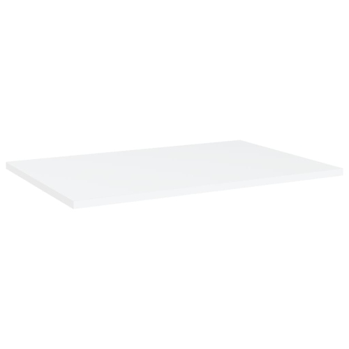 vidaXL Bookshelf Boards 8 pcs White 23.6"x15.7"x0.6" Chipboard