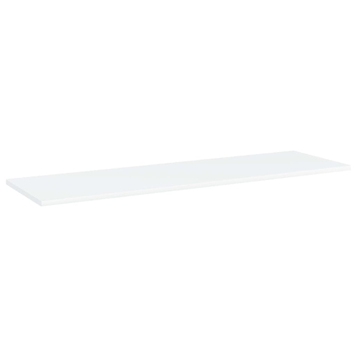 vidaXL Bookshelf Boards 8 pcs White 39.4"x11.8"x0.6" Chipboard