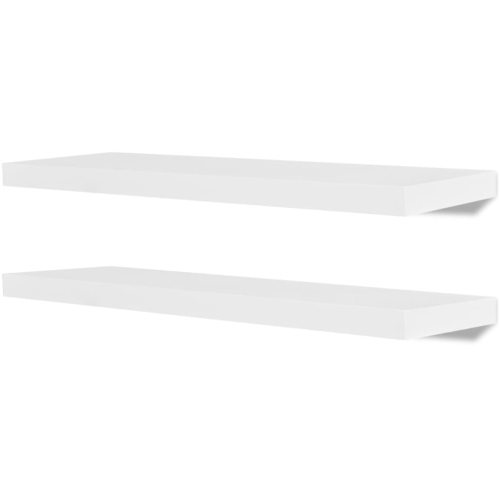 vidaXL Wall Shelves 4 pcs White 31.5"