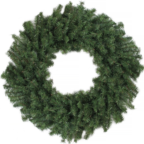 NORTHLIGHT  Canadian Pine Artificial Christmas Wreath - 24-Inch, Unlit