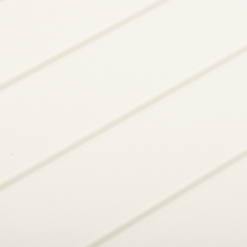 vidaXL Patio Table White 20.9"x20.9"x15.7" Plastic