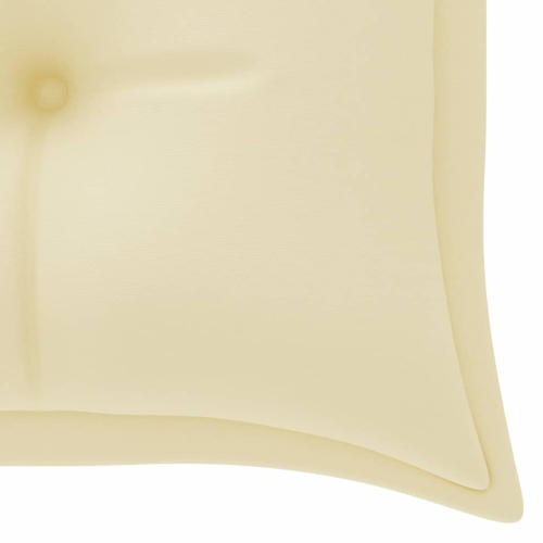 vidaXL Cushion for Swing Chair Cream White 59.1" Fabric