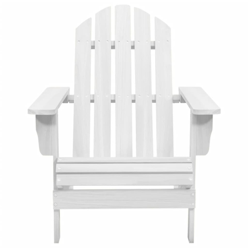 vidaXL Patio Chair Wood White