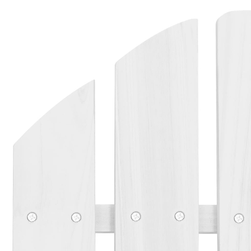 vidaXL Patio Chair Wood White