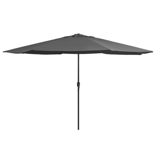 vidaXL Outdoor Parasol with Metal Pole 157.5" Anthracite