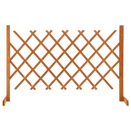 VIDAXL  Garden Trellis Fence Orange 47.2"x35.4" Solid Firwood