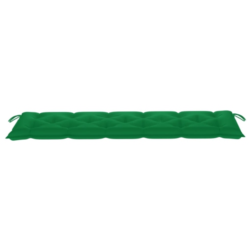 Coussin de banquette VidaXL, vert, 70,9 x 19,7 x 2,8 po