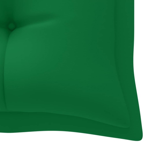 Coussin de banquette VidaXL, vert, 70,9 x 19,7 x 2,8 po