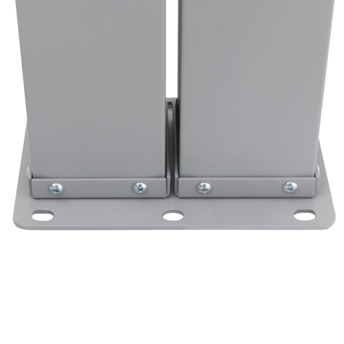 vidaXL Retractable Side Awning Brown 39.4"x236.2"