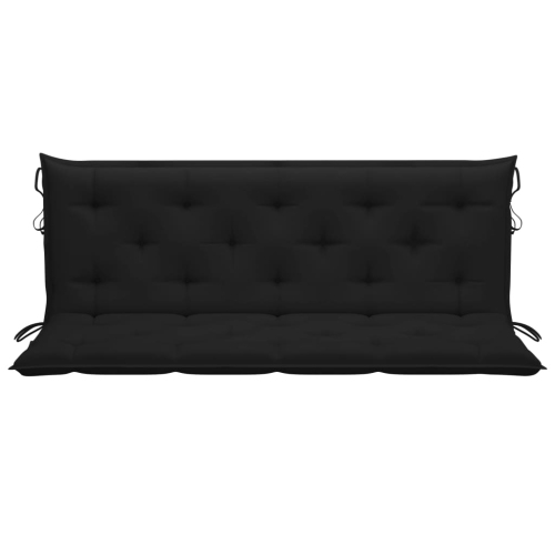 vidaXL Cushion for Swing Chair Black 59.1" Fabric