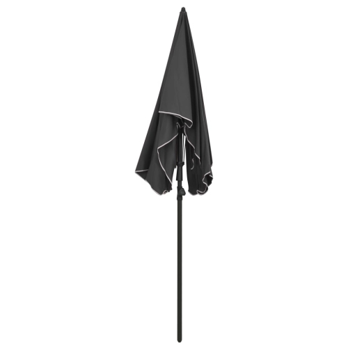 vidaXL Garden Parasol with Pole 78.7"x51.2" Anthracite