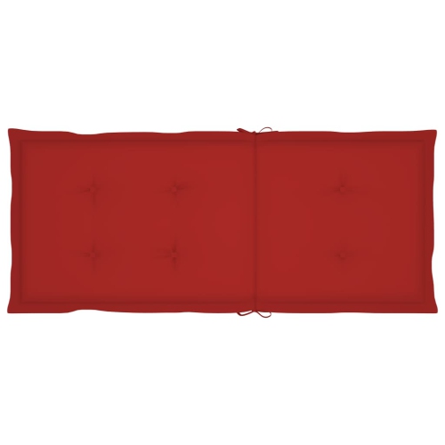 vidaXL Garden Chair Cushions 6 pcs Red 47.2"x19.7"x1.2"