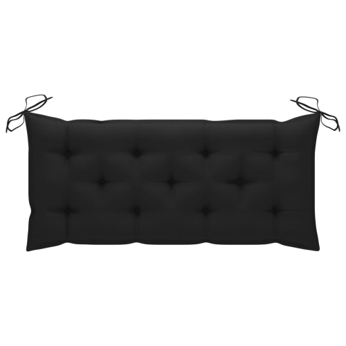 vidaXL Cushion for Swing Chair Black 47.2" Fabric