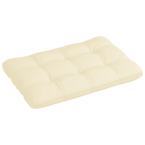 Coussin de palette VidaXL crème pour canapé, 47.2 x 31,5 x 3,9 po