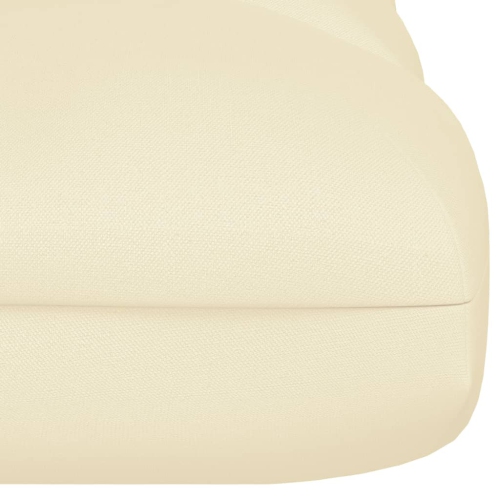 vidaXL Pallet Sofa Cushion Cream 47.2"x31.5"x3.9"