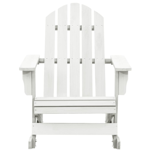 vidaXL Patio Rocking Chair Wood White