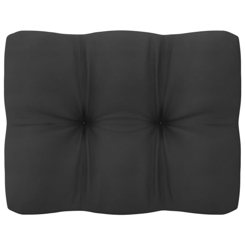 vidaXL 6 Piece Patio Lounge Set with Cushions White Solid Pinewood