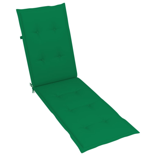 vidaXL Deck Chair Cushion Greenx19.7"x1.2"