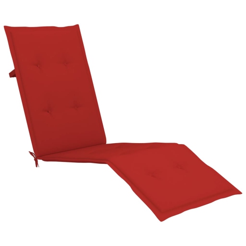 vidaXL Deck Chair Cushion Redx19.7"x1.2"