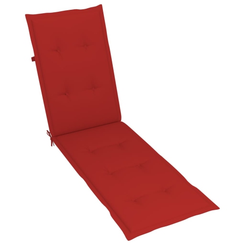 vidaXL Deck Chair Cushion Redx19.7"x1.2"