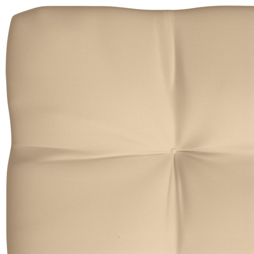 vidaXL Pallet Sofa Cushion Beige 47.2"x31.5"x3.9"
