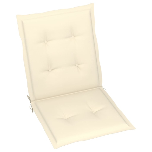 vidaXL Garden Chair Cushions 4 pcs Cream 39.4"x19.7"x1.2"