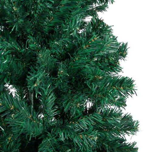 vidaXL Artificial Christmas Tree with Thick Branches Green 59.1" PVC