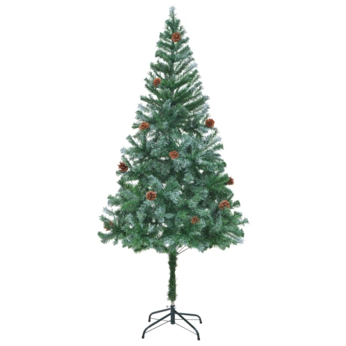 VIDAXL  Artificial Christmas Tree With Pinecones 70.9"