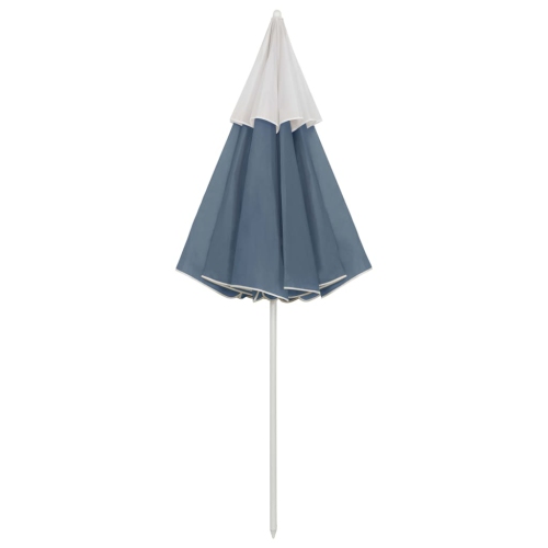 vidaXL Beach Umbrella Blue 118.1"