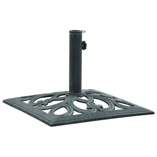 VIDAXL  Umbrella Base Green 26.5 Lbs 19.3" Cast Iron