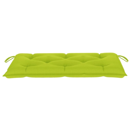 vidaXL Garden Bench Cushion Bright Green 43.3"x19.6"x2.7" Fabric
