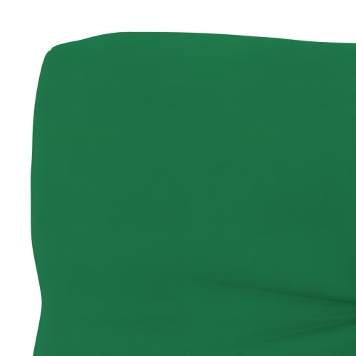 vidaXL Pallet Sofa Cushion Green 27.6"x15.7"x3.9"