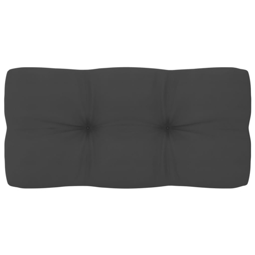 vidaXL Pallet Sofa Cushion Anthracite 31.5"x15.7"x3.9"