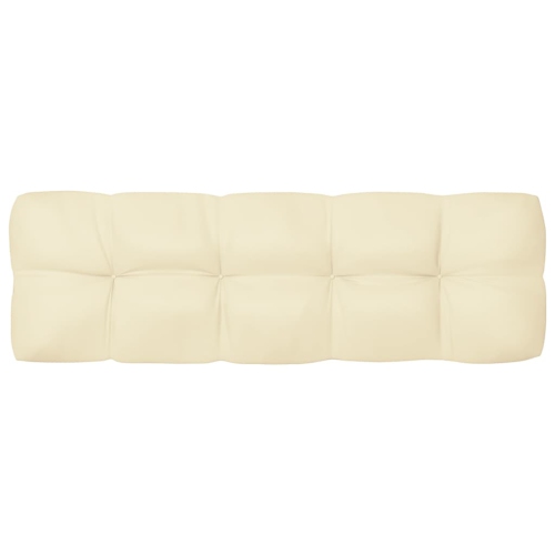 VIDAXL  Pallet Sofa Cushion Cream 47.2"x15.7"x3.9"