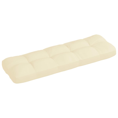 vidaXL Pallet Sofa Cushion Cream 47.2"x15.7"x3.9"