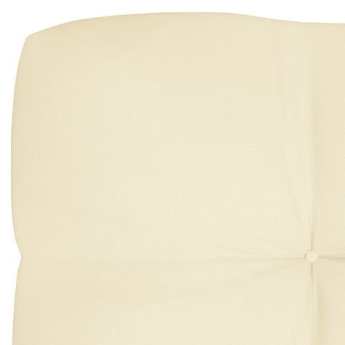vidaXL Pallet Sofa Cushion Cream 47.2"x15.7"x3.9"