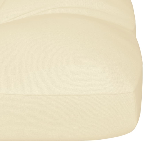 vidaXL Pallet Sofa Cushion Cream 47.2"x15.7"x3.9"