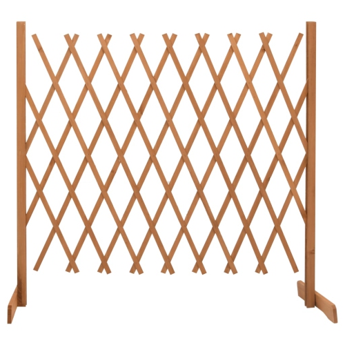 VIDAXL  Garden Trellis Fence Orange 70.9"x39.4" Solid Firwood