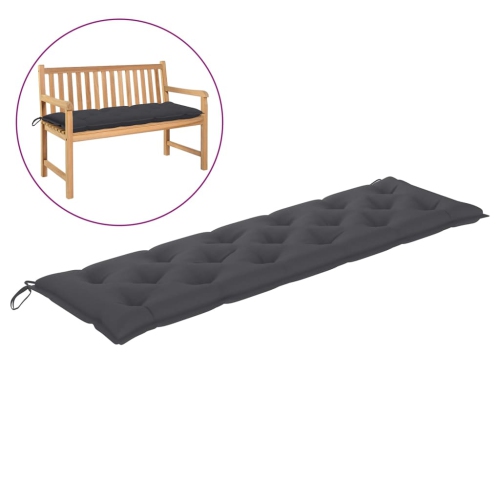 VIDAXL  Garden Bench Cushion Anthracite 70.9X19.7"x2.8" Fabric"