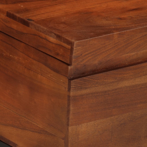 vidaXL Storage Trunk 43.3"x13.8"x16.1" Solid Acacia Wood