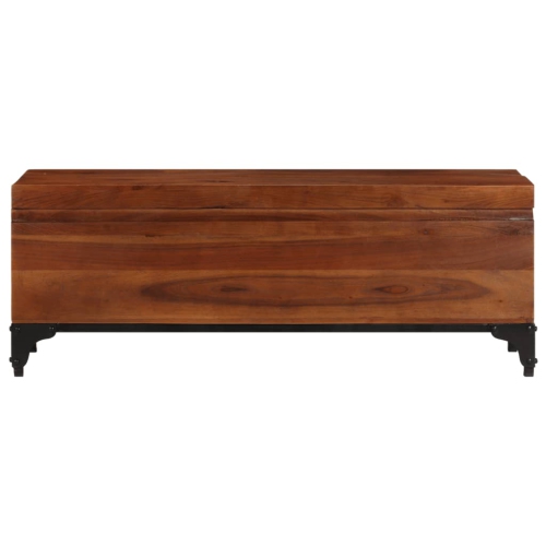 vidaXL Storage Trunk 43.3"x13.8"x16.1" Solid Acacia Wood
