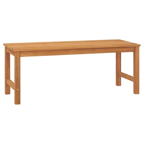 VIDAXL  Patio Bench 44.9" Solid Teak Wood