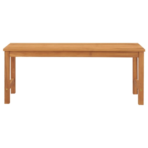 vidaXL Patio Bench 44.9" Solid Teak Wood