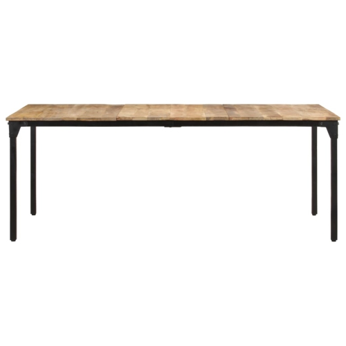 vidaXL Dining Table 78.7"x39.4"x29.9" Rough Mango Wood