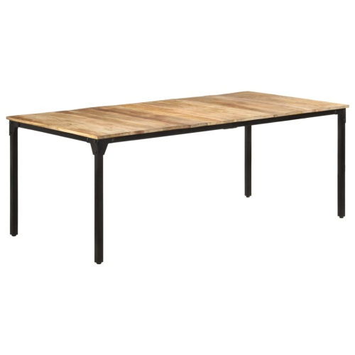 vidaXL Dining Table 78.7"x39.4"x29.9" Rough Mango Wood