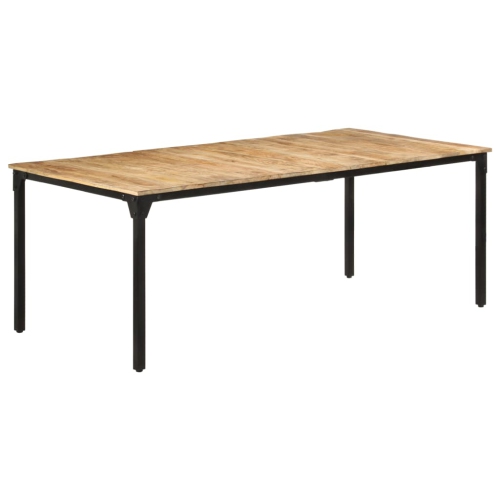 vidaXL Dining Table 78.7"x39.4"x29.9" Rough Mango Wood
