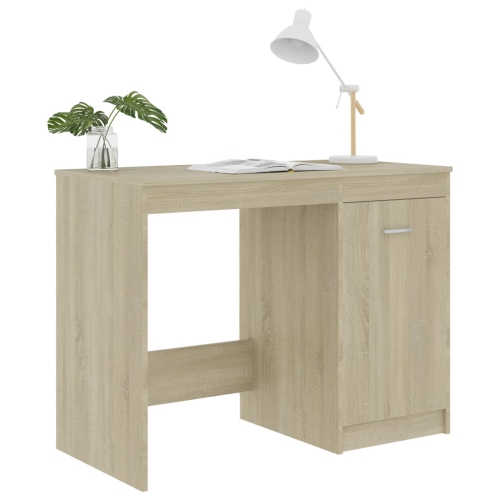 Bureau gris vidaXL de 39.4 x 19,7 x 29,9 po en carton gris