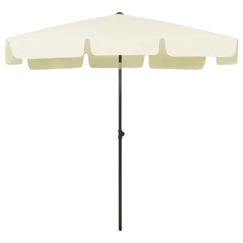 vidaXL Beach Umbrella Sand Yellow 78.7"x49.2"