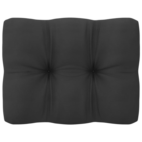 vidaXL 2 Piece Patio Lounge Set with Cushions White Solid Pinewood