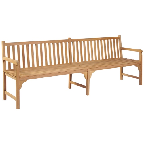 VIDAXL  Patio Bench 89.8" Solid Teak Wood